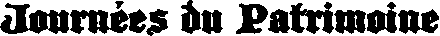 Journes du Patrimoine